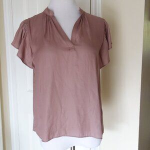 MIOU MUSE Cap Sleeve Blouse Top – Small